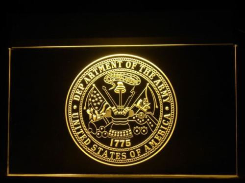 FREE U.S. Army Badge 1775 Display LED Sign - Multicolor - TheLedHeroes