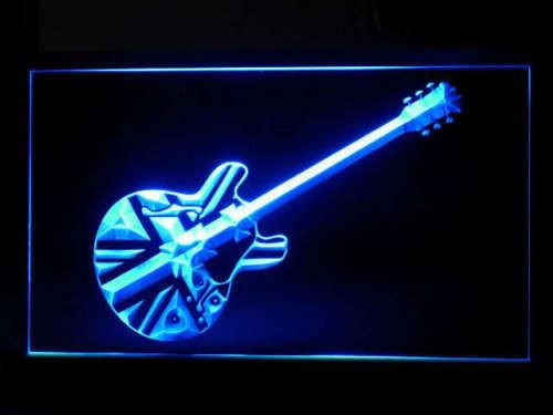 Union Jack Guitar LED Neon Sign USB -  - TheLedHeroes