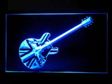 Union Jack Guitar LED Neon Sign Electrical -  - TheLedHeroes