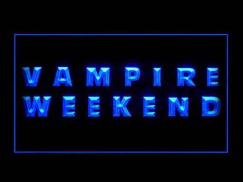 Vampire Weekend LED Neon Sign USB - Blue - TheLedHeroes