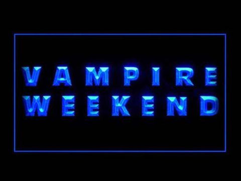 Vampire Weekend LED Neon Sign Electrical - Blue - TheLedHeroes