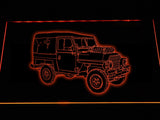 Land Rover Series LED Neon Sign Electrical - Orange - TheLedHeroes