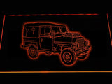 FREE Land Rover Series LED Sign - Orange - TheLedHeroes