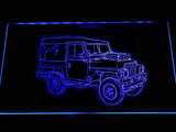 FREE Land Rover Series LED Sign - Blue - TheLedHeroes