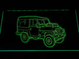 Land Rover Series LED Neon Sign Electrical - Green - TheLedHeroes