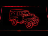 FREE Land Rover Series LED Sign - Red - TheLedHeroes