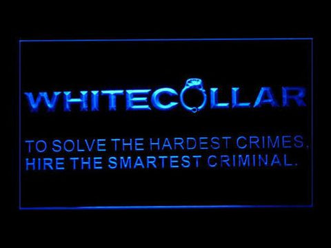 White Collar LED Neon Sign USB -  - TheLedHeroes