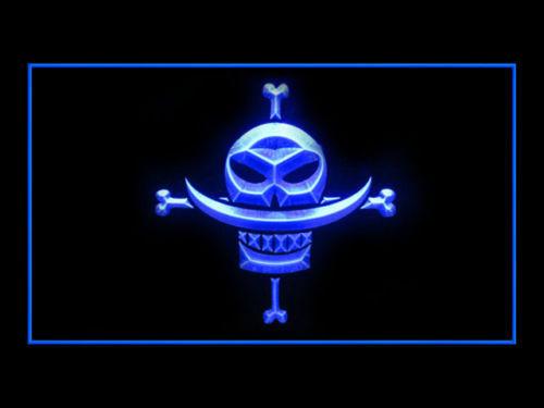 Whitebeard Pirates LED Neon Sign USB - Blue - TheLedHeroes