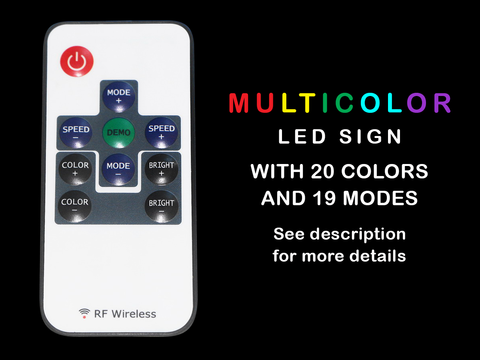 FREE New LED Sign - Multicolor - TheLedHeroes