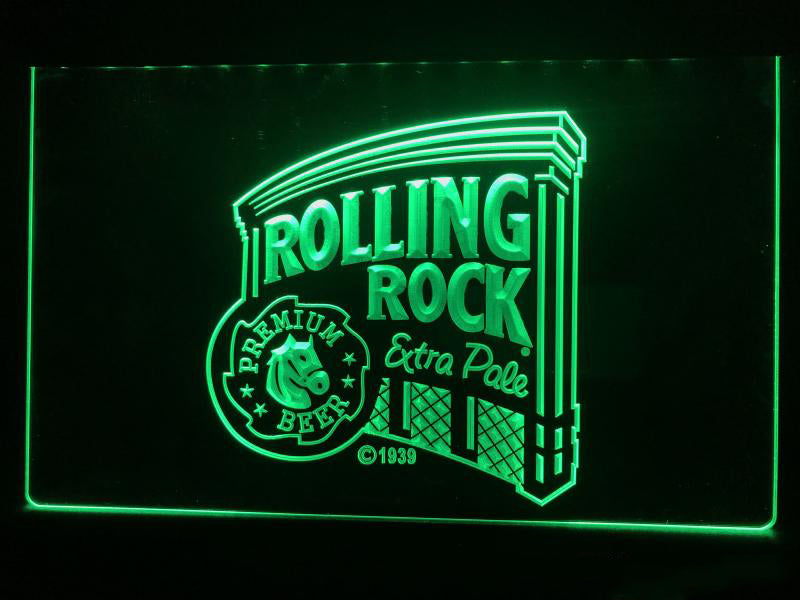 FREE Rolling Rock LED Sign - Green - TheLedHeroes