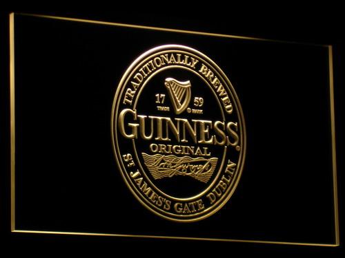 Guinness Original LED Neon Sign USB - Yellow - TheLedHeroes