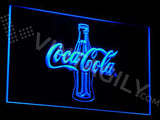 Coca Cola Bottle 2 LED Sign - Blue - TheLedHeroes