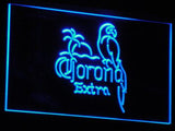Corona Extra Parrot LED Neon Sign Electrical - Blue - TheLedHeroes