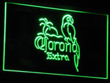 Corona Extra Parrot LED Neon Sign USB - Green - TheLedHeroes