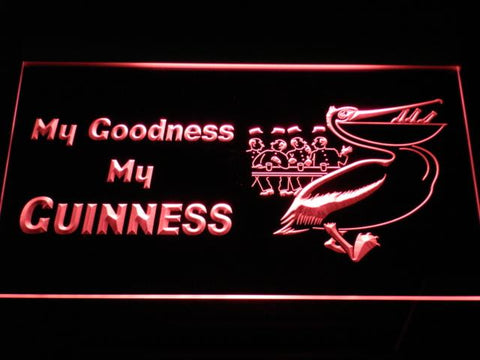 My Goodness My Guinness LED Neon Sign USB - Red - TheLedHeroes