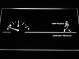 Johnnie Walker Keep Walking Fuel LED Neon Sign USB - White - TheLedHeroes