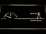 Johnnie Walker Keep Walking Fuel LED Neon Sign Electrical - Yellow - TheLedHeroes