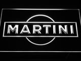 Martini Logo Beer Bar Pub LED Sign - White - TheLedHeroes