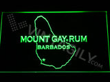 Mount Gay Rum Map LED Sign - Green - TheLedHeroes