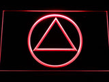 Alcoholics Anonymous LED Neon Sign Electrical - Red - TheLedHeroes