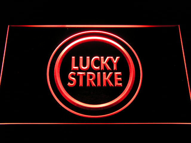 Lucky Strike LED Sign - Red - TheLedHeroes