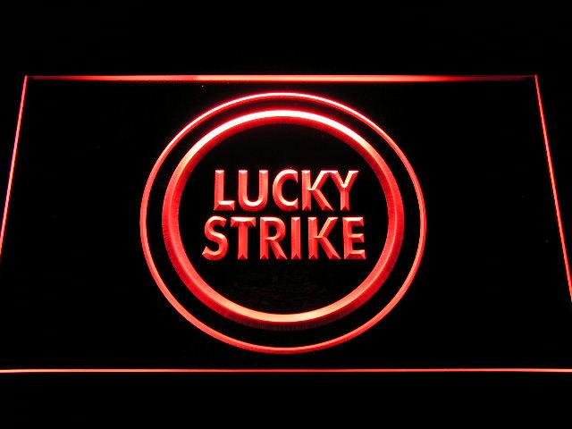 Lucky Strike LED Neon Sign Electrical - Red - TheLedHeroes