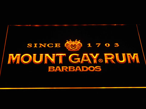 FREE Mount Gay Rum LED Sign - Yellow - TheLedHeroes