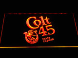 FREE Colt 45 Malt Liquor LED Sign - Orange - TheLedHeroes