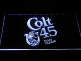 Colt 45 Malt Liquor LED Sign - White - TheLedHeroes