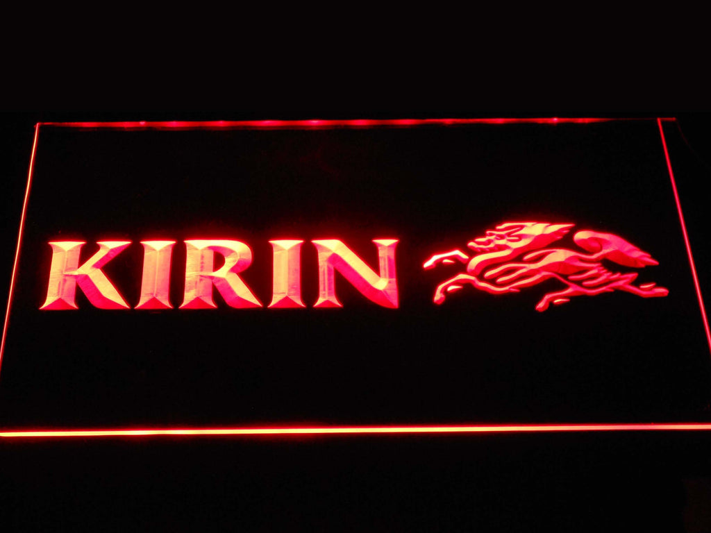 Kirin Beer LED Neon Sign USB - Red - TheLedHeroes