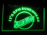 FREE Blue Moon It's 5pm Somewhere LED Sign - Green - TheLedHeroes