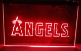 Los Angeles Angels LED Neon Sign Electrical - Red - TheLedHeroes
