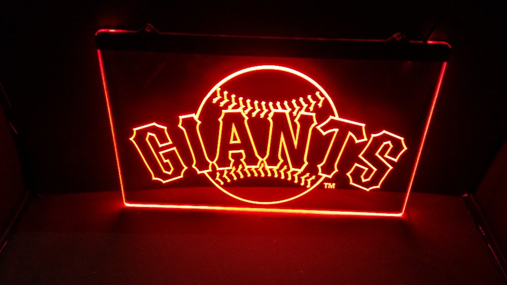 FREE San Francisco Giants LED Sign - Orange - TheLedHeroes