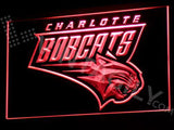 Charlotte Bobcats LED Neon Sign USB - Red - TheLedHeroes
