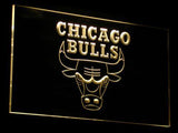 Chicago Bulls LED Neon Sign USB - Yellow - TheLedHeroes