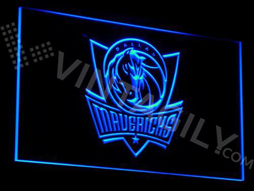 Dallas Mavericks LED Neon Sign Electrical - Blue - TheLedHeroes