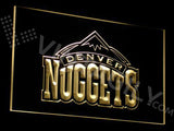 Denver Nuggets LED Neon Sign USB - Yellow - TheLedHeroes