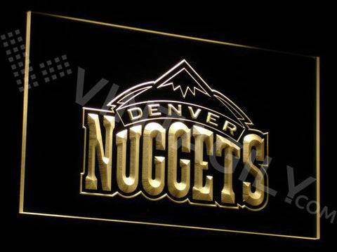 FREE Denver Nuggets LED Sign - Yellow - TheLedHeroes