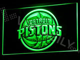 Detroit Pistons LED Neon Sign USB - Green - TheLedHeroes