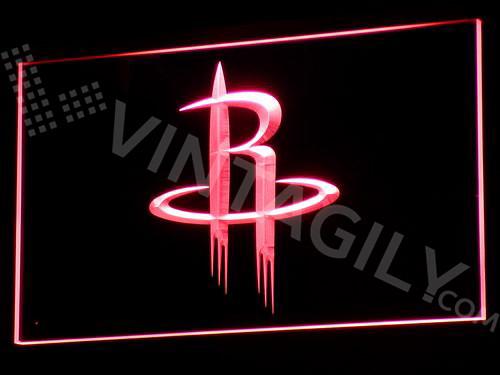 Houston Rockets LED Neon Sign Electrical - Red - TheLedHeroes