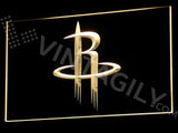 Houston Rockets LED Neon Sign Electrical - Yellow - TheLedHeroes