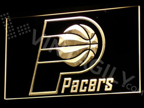 FREE Indiana Pacers LED Sign - Yellow - TheLedHeroes