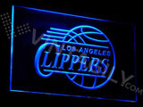 Los Angeles Clippers LED Neon Sign USB - Blue - TheLedHeroes