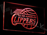 Los Angeles Clippers LED Neon Sign Electrical - Red - TheLedHeroes