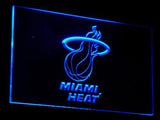 Miami Heat LED Neon Sign USB - Blue - TheLedHeroes
