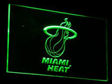 Miami Heat LED Neon Sign USB - Green - TheLedHeroes