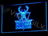 Milwauuke Bucks LED Neon Sign Electrical - Blue - TheLedHeroes