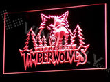 Minnesota Timberwolves LED Neon Sign USB - Red - TheLedHeroes