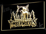 Minnesota Timberwolves LED Neon Sign Electrical - Yellow - TheLedHeroes