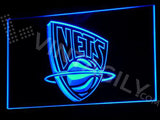 New Jersey Nets LED Neon Sign USB - Blue - TheLedHeroes